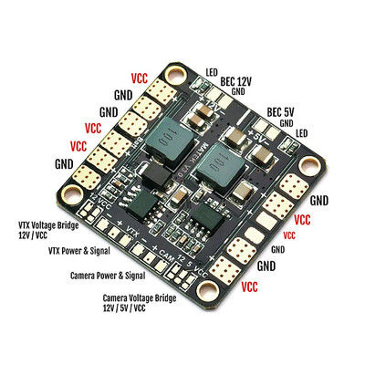 Matek Mini PDB Module de distribution BEC 5V 12V