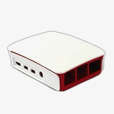 Raspberry Pi 4 Case Enclosure Red & White Raspberry Pi 4 Case Enclosure Red & White