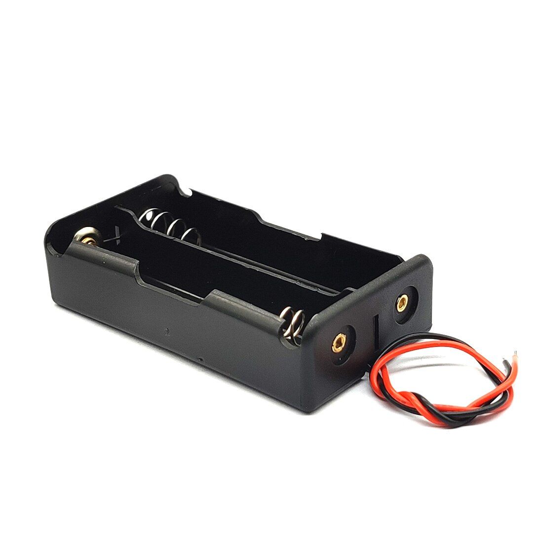 Battery Holder - 2x18650 (wire leads)