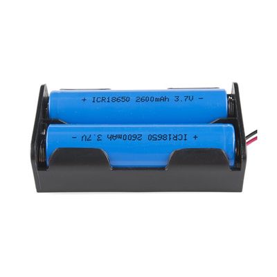 Battery Holder - 2x18650 (wire leads)