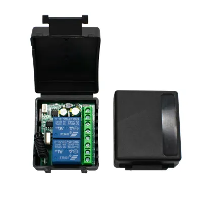module relais sans fil à 2 canaux 315MHZ, 433MHZ