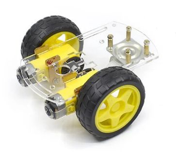 Châssis mini Robot 2WD Acrylique