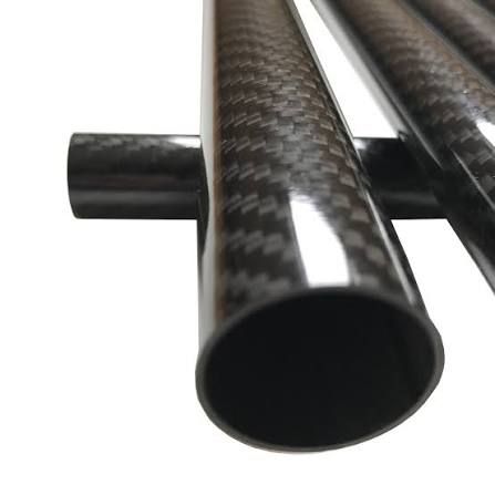 Meter Carbon Fiber Tube Roll Wrapped, diameter 14 mm, thickness 1 mm