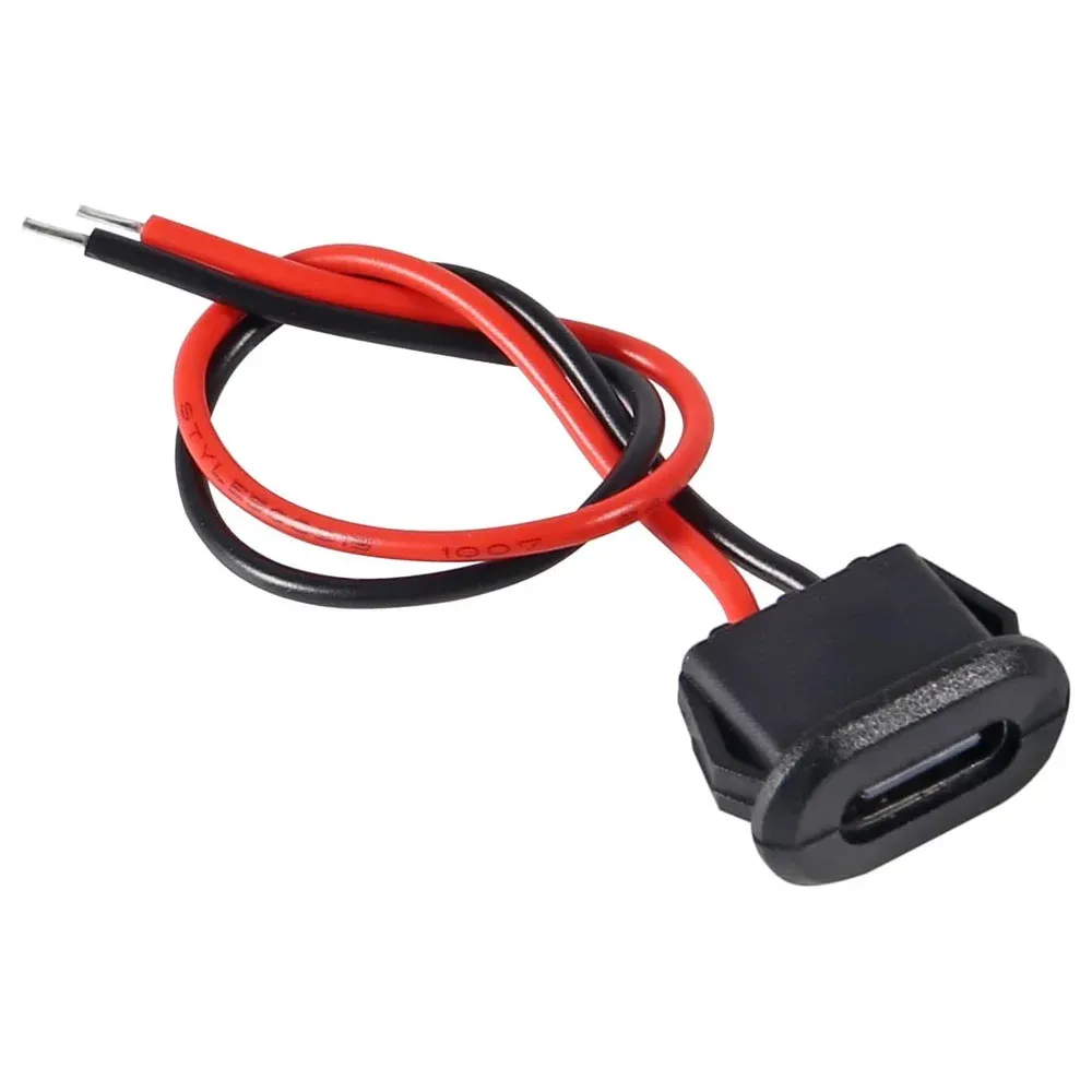 2P TYPE-C Female USB Power Socket 10CM