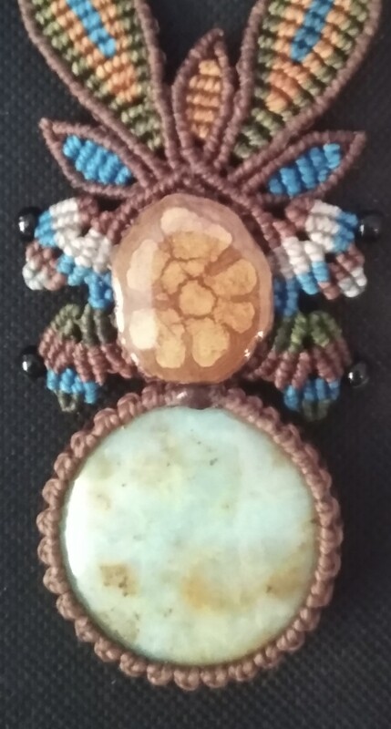 Ayahuasca Macrame Neckace