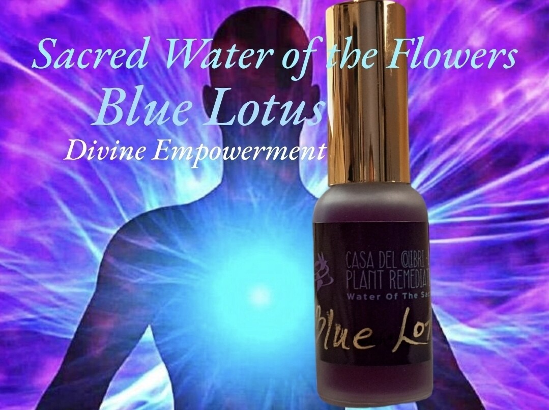 Blue Lotus ~ Padma Rao ~ Divine Empowerment Water PUSANGA 30ml