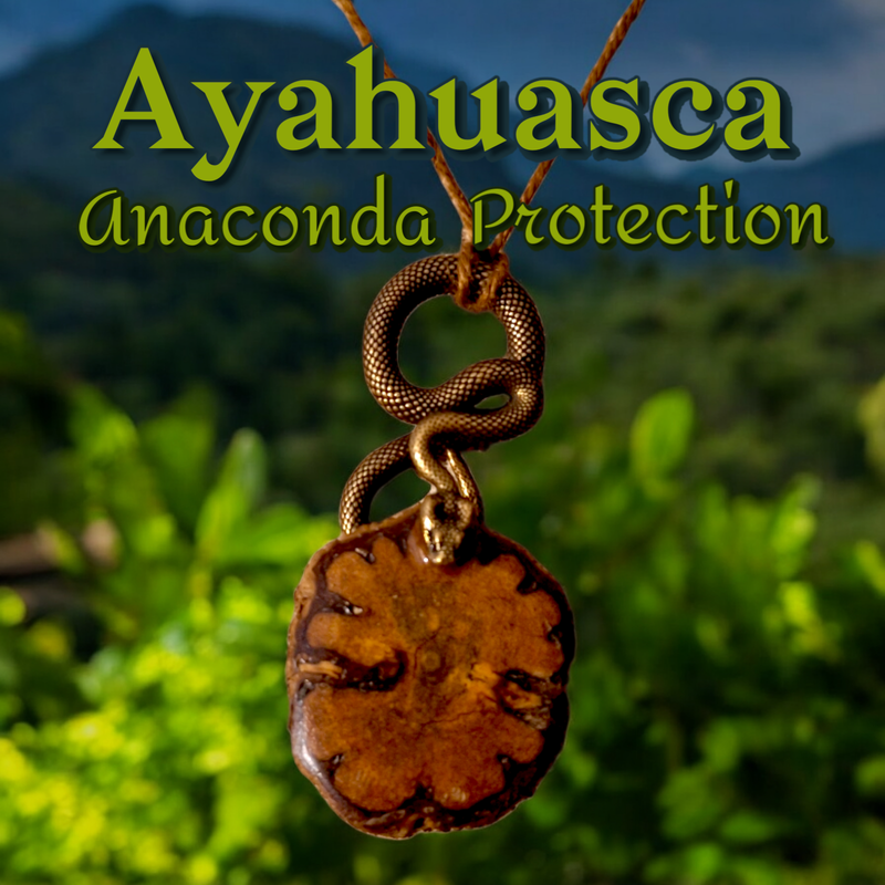 Ayahuasca Serpent Protection Pendant