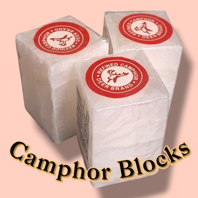 Deer Brand Refined Camphor Block