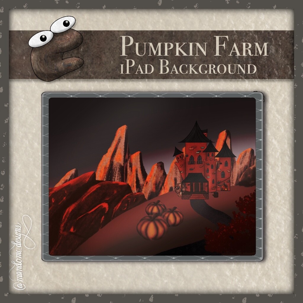 Pumpkin Farm iPad Background