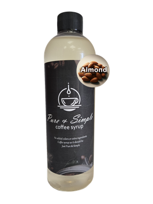 Pure &amp; Simple Almond Flavoring Syrup - 16 oz