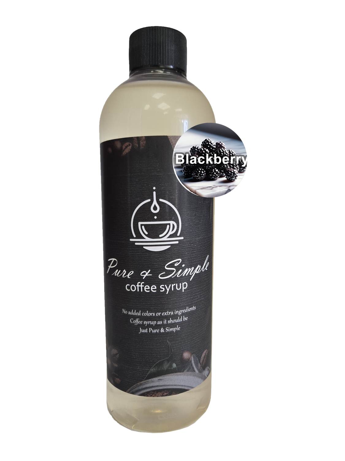 Pure &amp; Simple Blackberry Flavoring Syrup - 16 oz