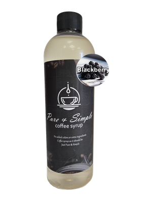 Pure &amp; Simple Blackberry Flavoring Syrup - 16 oz