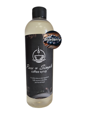 Pure &amp; Simple Blueberry Flavoring Syrup - 16 oz
