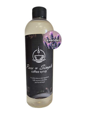 Pure &amp; Simple Lavender Flavoring Syrup - 16 oz