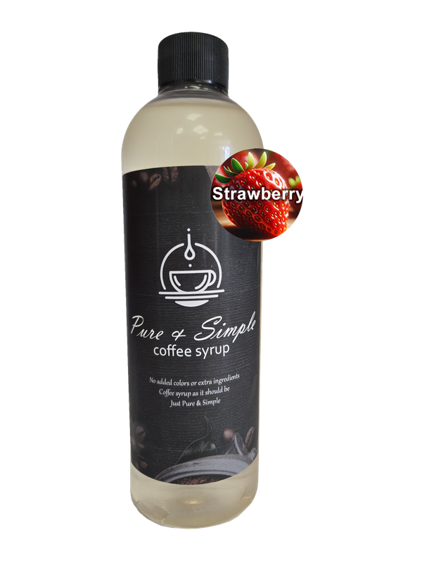 Pure &amp; Simple Strawberry Flavoring Syrup - 16 oz