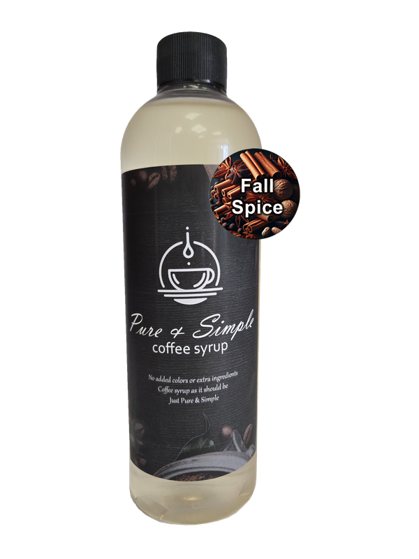 Pure &amp; Simple Fall Spice Flavoring Syrup - 16 oz