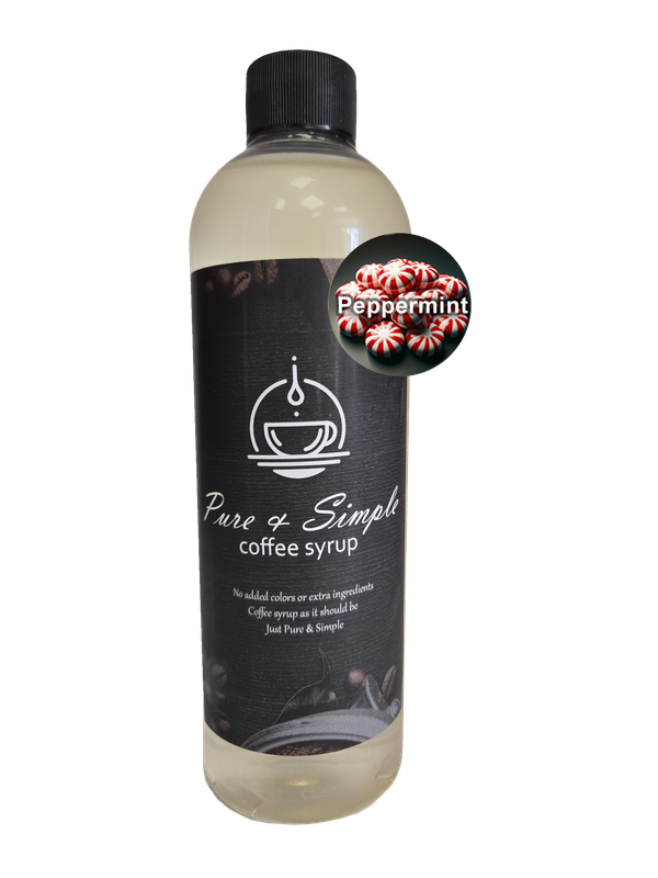 Pure &amp; Simple Peppermint Flavoring Syrup - 16 oz