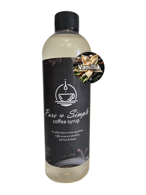 Pure &amp; Simple Vanilla Flavoring Syrup - 16 oz