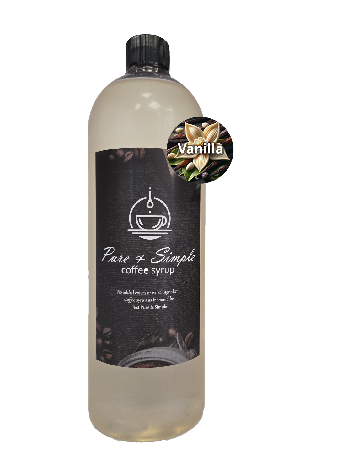 Pure &amp; Simple Vanilla Flavoring Syrup - 32 oz