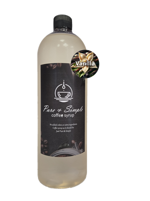 Pure &amp; Simple Vanilla Flavoring Syrup - 32 oz