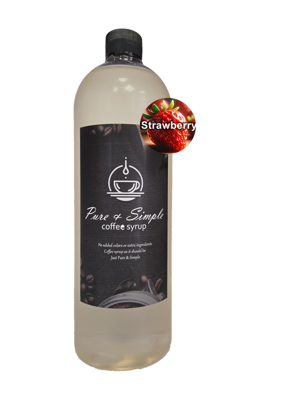Pure &amp; Simple Strawberry Flavoring Syrup - 32 oz
