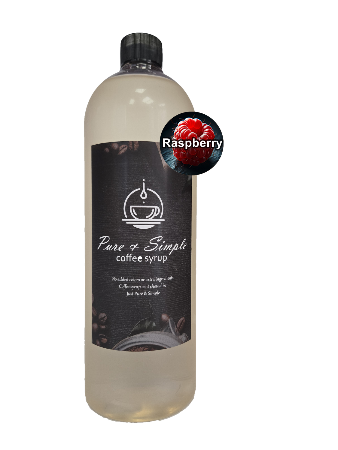 Pure &amp; Simple Raspberry Flavoring Syrup - 32 oz