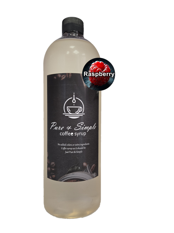 Pure &amp; Simple Raspberry Flavoring Syrup - 32 oz