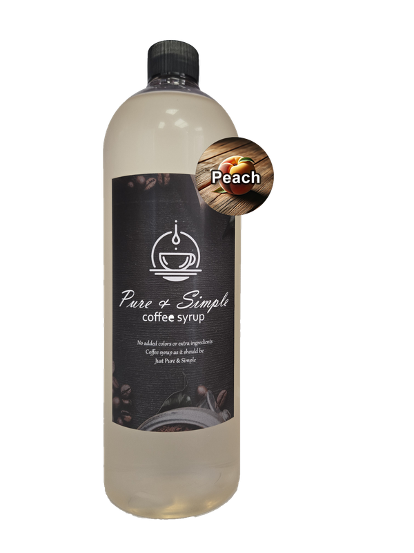 Pure &amp; Simple Peach Flavoring Syrup - 32 oz