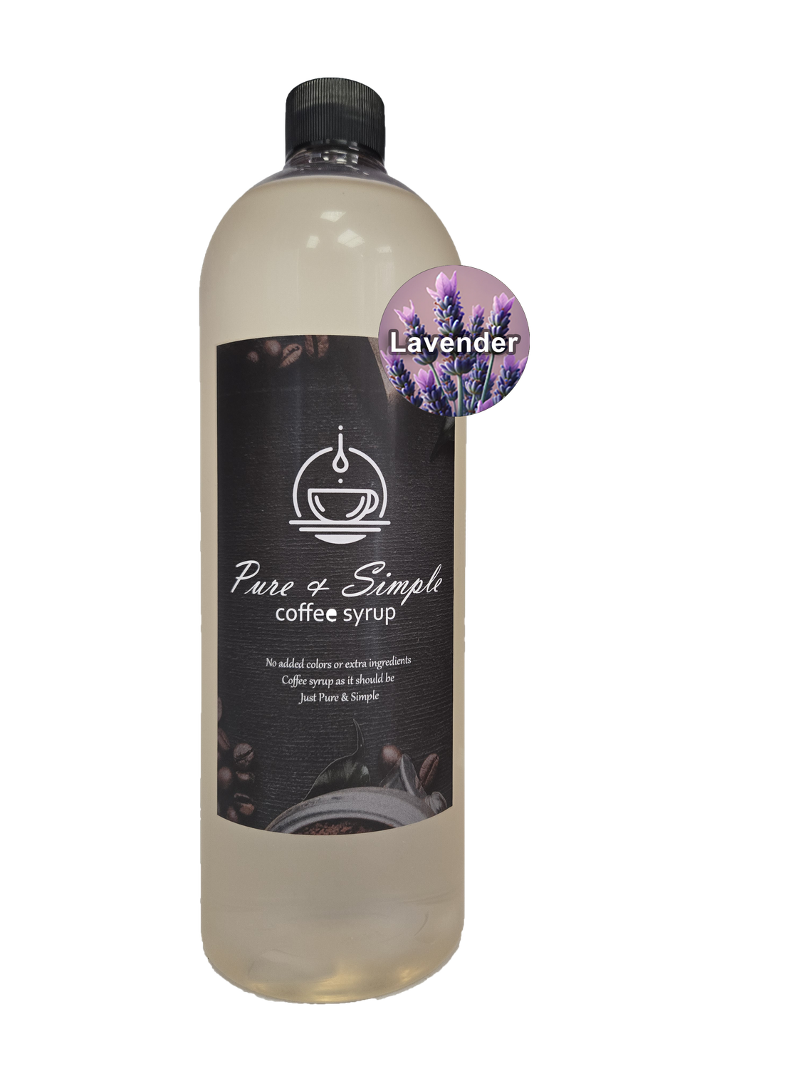 Pure &amp; Simple Lavender Flavoring Syrup - 32 oz