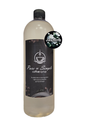 Pure &amp; Simple Jasmine Flavoring Syrup - 32 oz