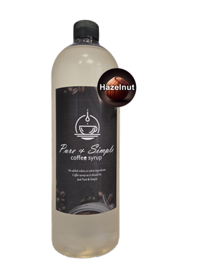 Pure &amp; Simple Hazelnut Flavoring Syrup - 32 oz