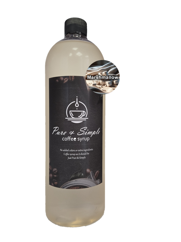 Pure &amp; Simple Marshmallow Flavoring Syrup - 32 oz