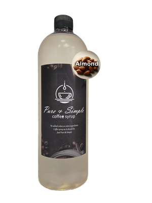 Pure &amp; Simple Almond Flavoring Syrup - 32oz
