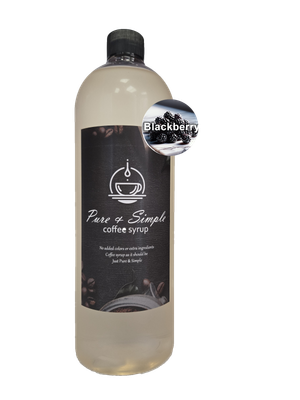 Pure &amp; Simple Blackberry Flavoring Syrup - 32 oz
