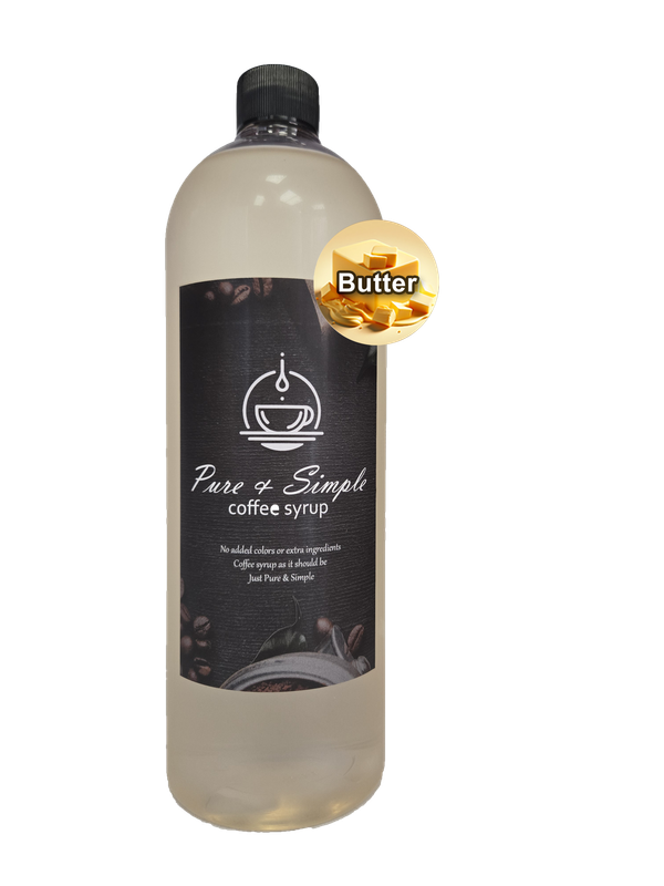 Pure &amp; Simple Butter Flavoring Syrup - 32 oz