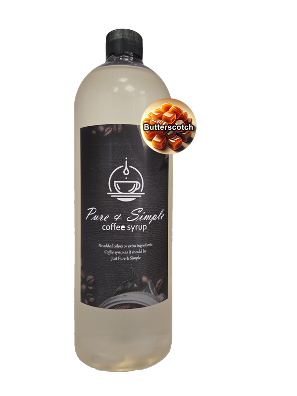 Pure &amp; Simple Butterscotch Flavoring Syrup - 32 oz