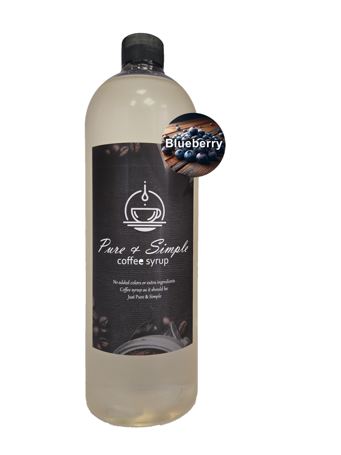 Pure &amp; Simple Blueberry Flavoring Syrup - 32 oz