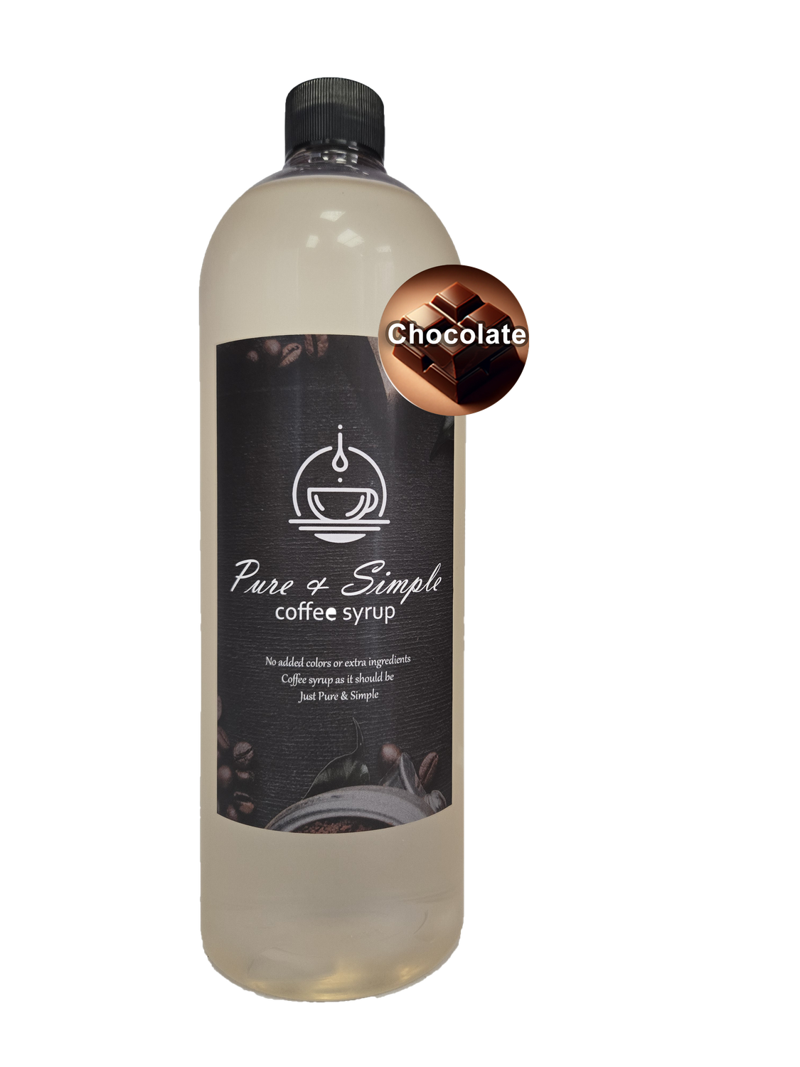 Pure &amp; Simple Chocolate Flavoring Syrup - 32 oz