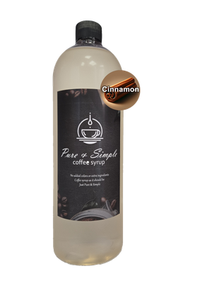 Pure &amp; Simple Cinnamon Flavoring Syrup - 32 oz
