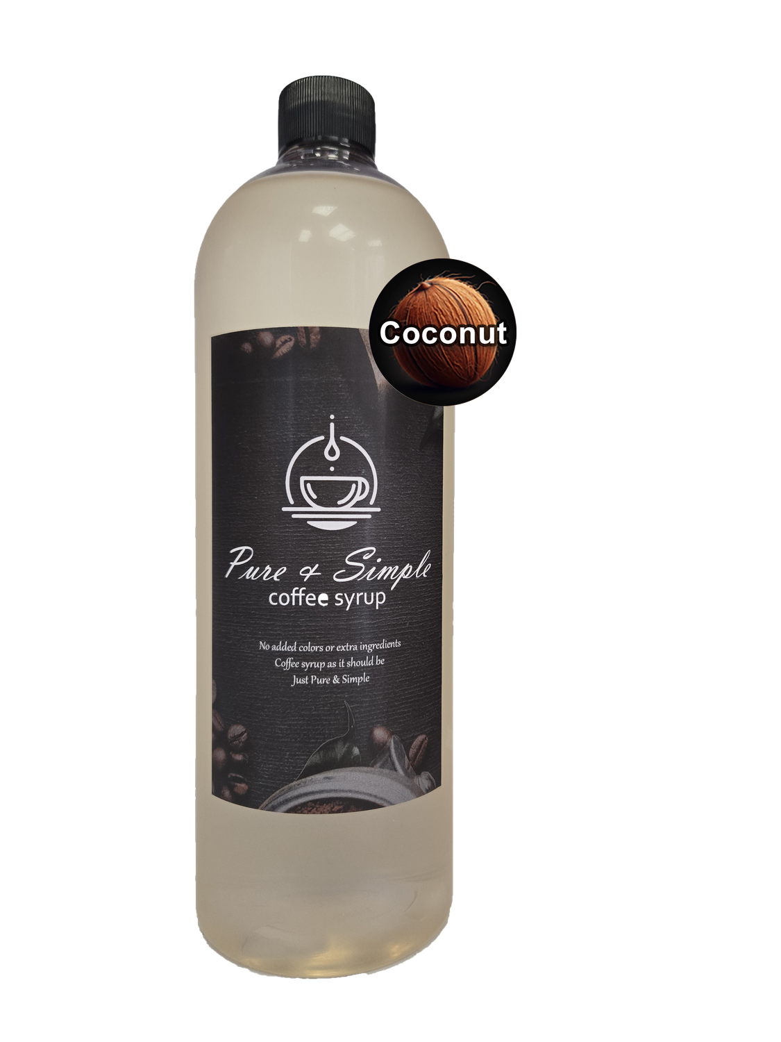 Pure &amp; Simple Coconut Flavoring Syrup - 32 oz