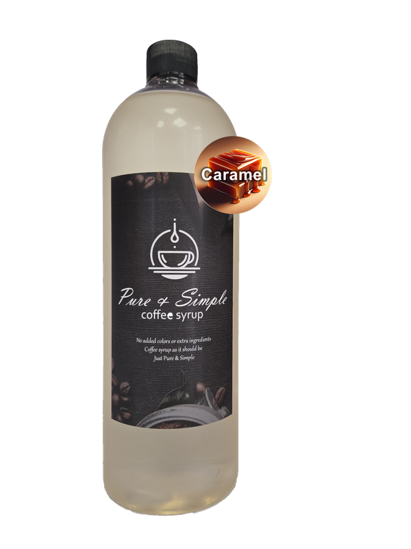 Pure &amp; Simple Caramel Flavoring Syrup - 32 oz