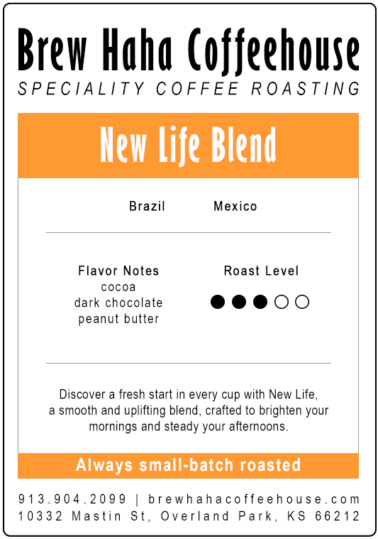 New Life Medium Roast Blend- 5 lb