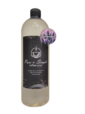 Pure &amp; Simple Lavender Flavoring Syrup - 32 oz