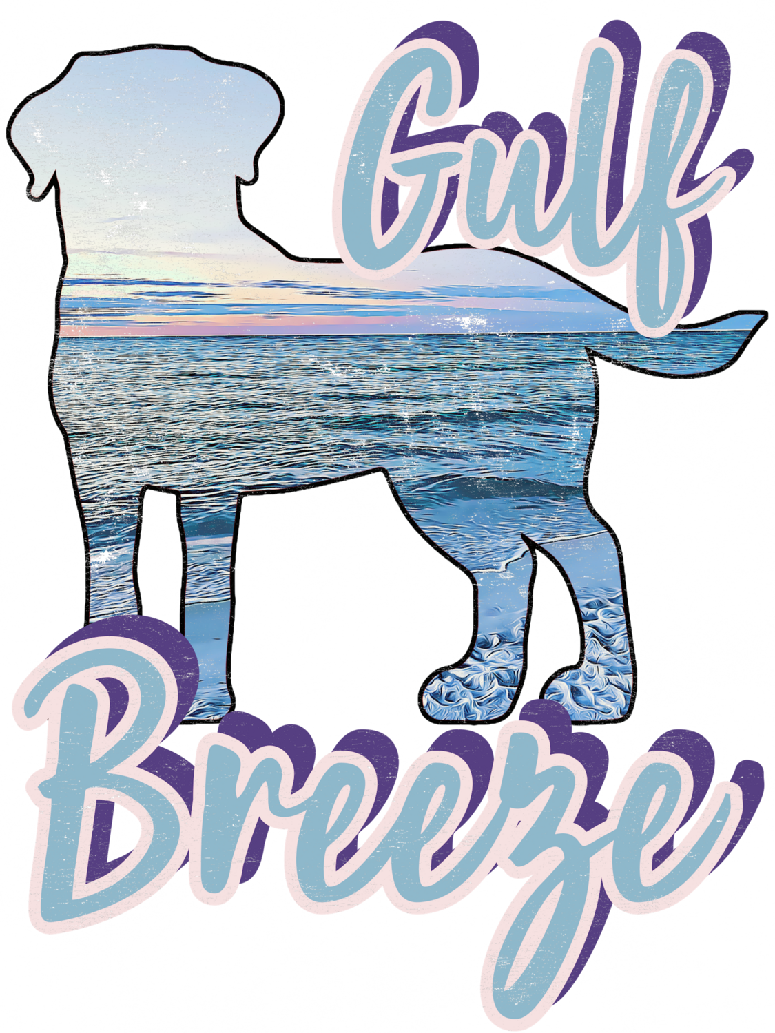 Gulf Breeze VIntage-Look (front only) Unisex T