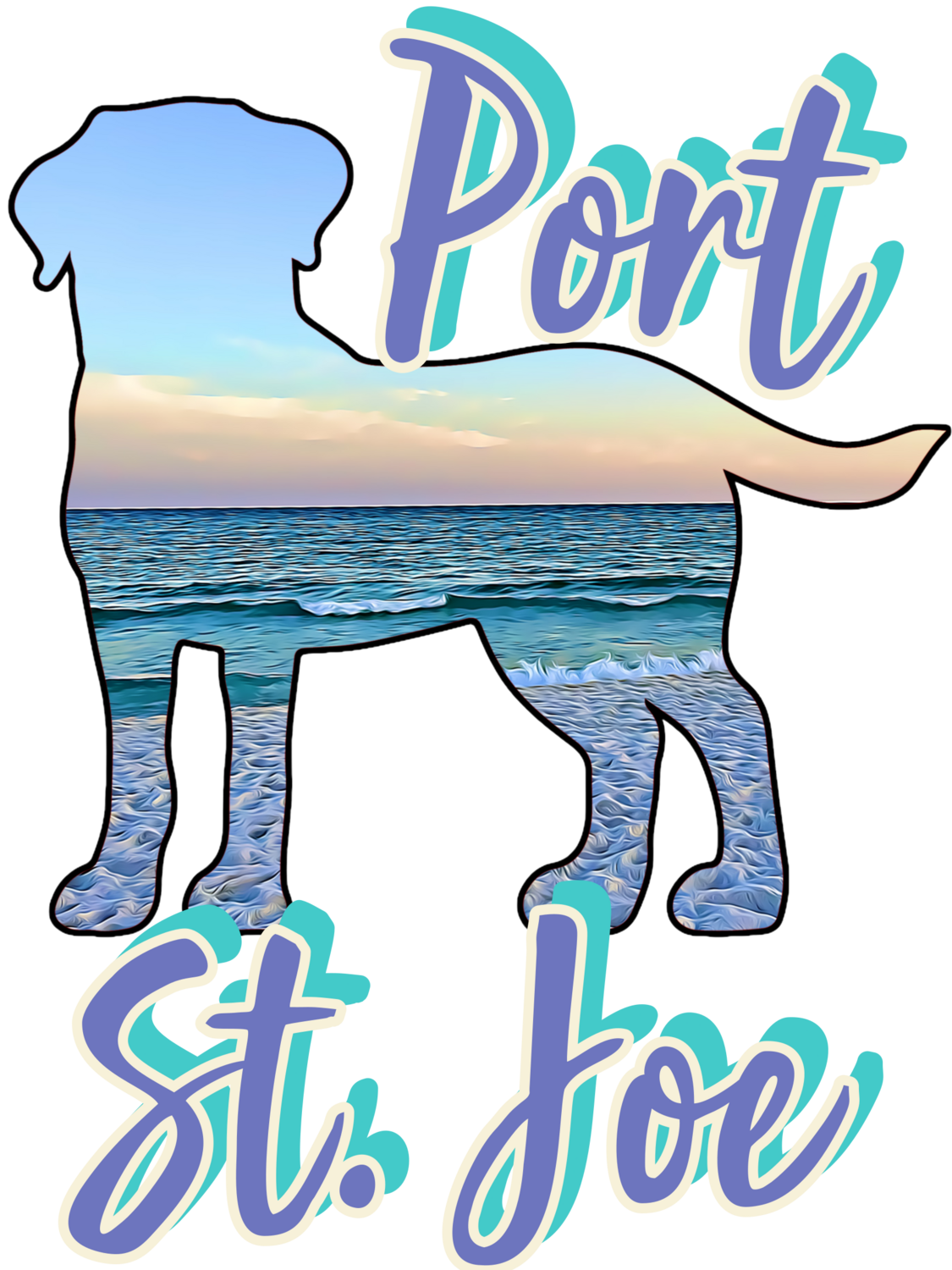 Port St. Joe (front only) Unisex t-shirt
