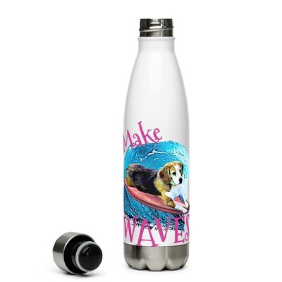 WAVES Beagle Stainless Steel Water Bottle