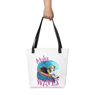 WAVES Beagle Tote bag