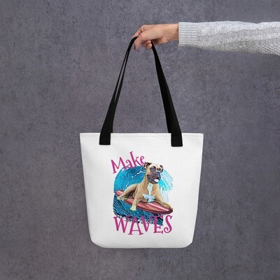 WAVES Boxer Tote bag