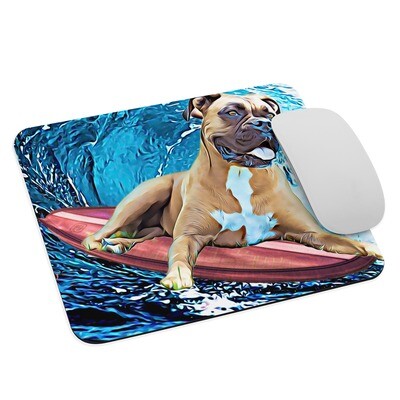 WAVES Boxer Mouse pad