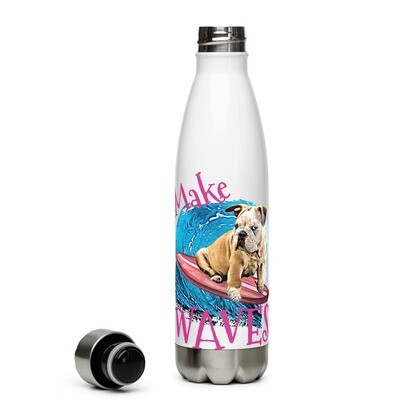 WAVES Bulldog Stainless Steel Water Bottle
